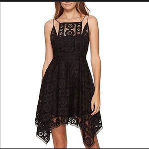 Free People Black Lace Just Like Honey Dress